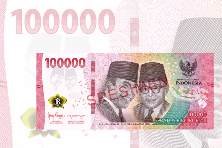 Kenali Gambar dan Nama Pahlawan di Uang Rp 100.000 Baru