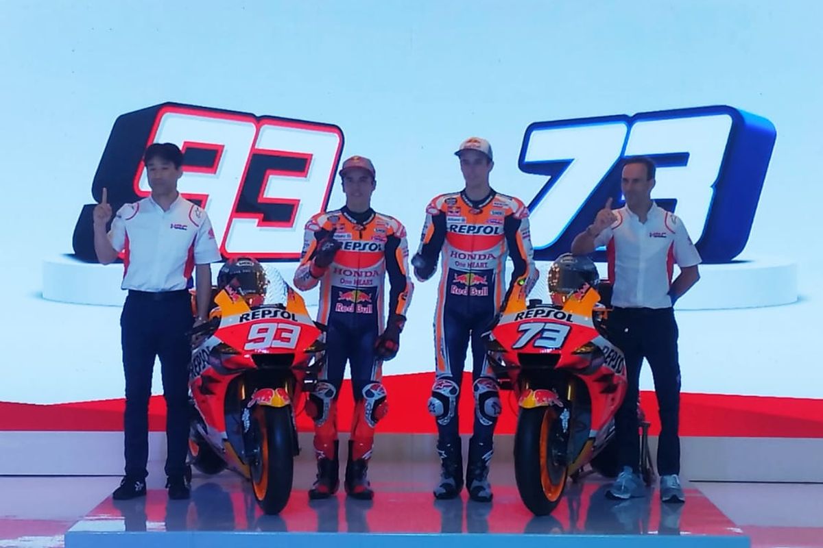 Peluncuran Repsol Honda Team di Jakarta, Selasa (4/2/2020)