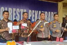 12 Remaja Anggota Geng Motor di Pekanbaru Lakukan Begal, Celurit hingga 