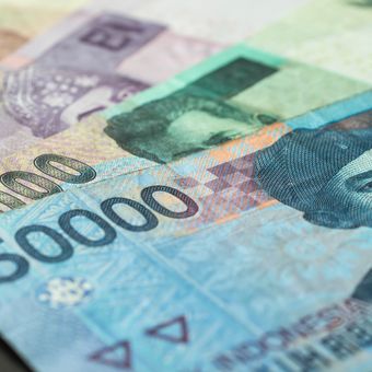 Ilustrasi rupiah. 