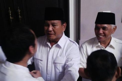 Usai Halal bihalal, Prabowo Ucapkan Selamat Hari Raya Idul Fitri