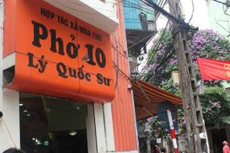 Kedai Pho, sup mie khas Vietnam.