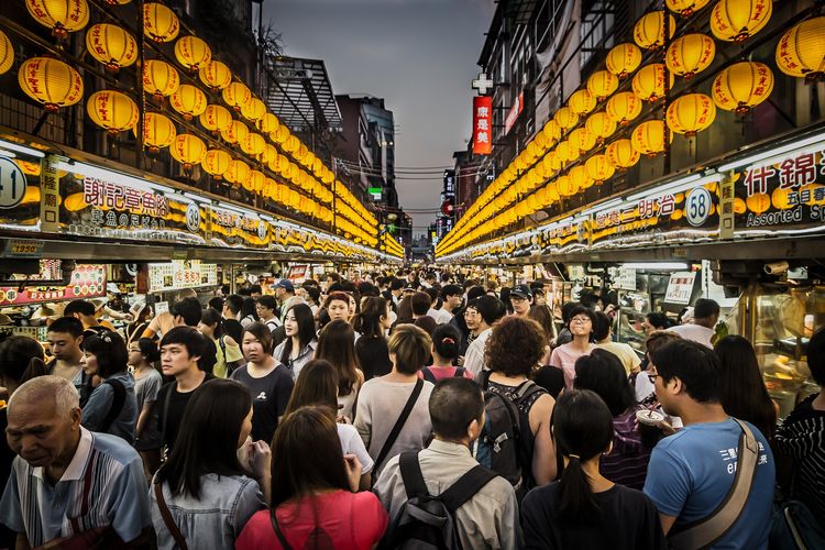 Pasar malam di Taiwan