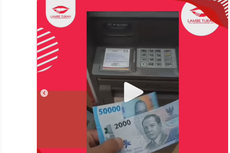 Penjelasan BRI soal Video Viral Tarik Uang Rp 100.000 di ATM yang Keluar Pecahan Rp 50.000 dan Rp 2.000