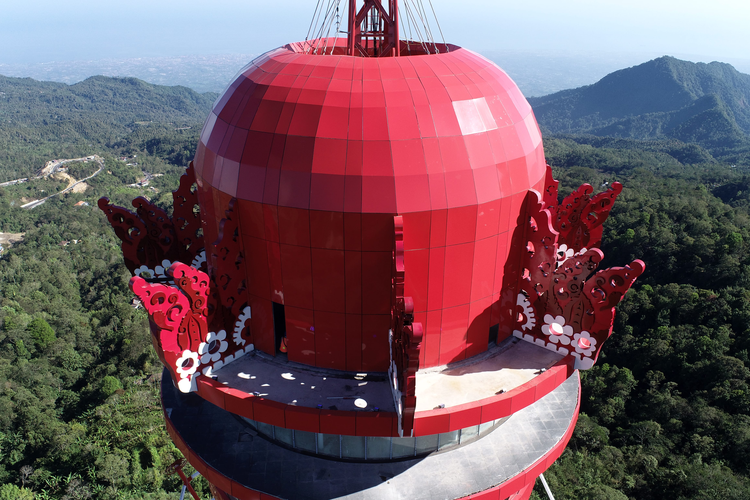 Gondola Turyapada Tower di Bali, Penghubung Area Parkir ke Menara dengan Panorama Indah