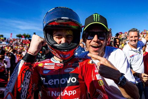 Bagnaia Tak Ikuti Wejangan Rossi Saat Balapan di Valencia