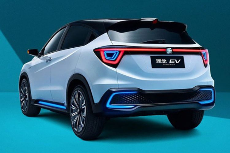 Mobil listrik konsep Honda Everus meluncur di China.