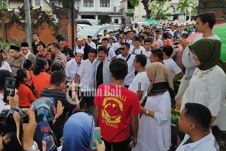 Pelatih Indra Sjafri dan timnas U-23 Indonesia telah tiba di Bali pada Jumat (15/3/2019). 