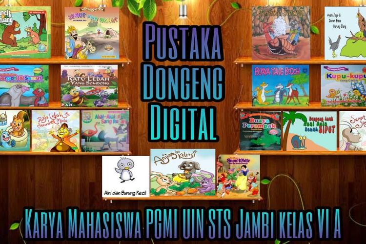 Aplikasi dongeng digital rintisan mahasiswa UIN STS Jambi dapat membantu kesulitan orangtua dan guru selama pandemi dalam menghibur anak-anak.