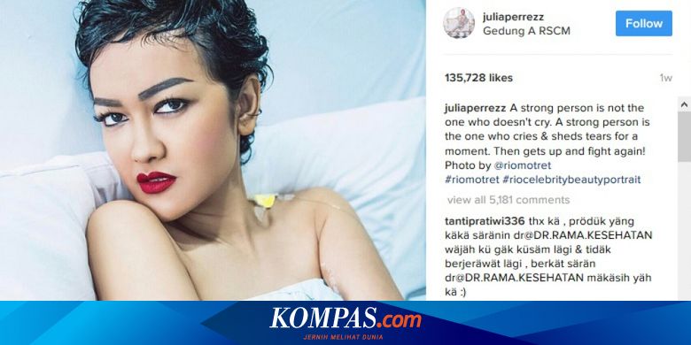 Mengenal Gejala Kanker Serviks Yang Diderita Julia Perez Halaman All Kompas Com