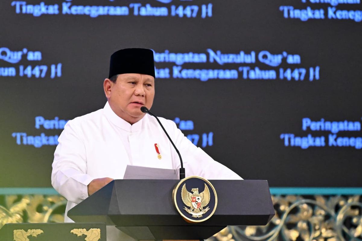 Prabowo: Kekuasaan Bersumber dari Yang Maha Kuasa