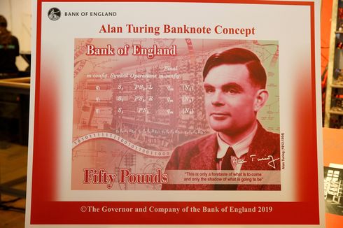Ada Pesan Tersembunyi dalam Uang Kertas Baru Inggris Bergambar Alan Turing, Apa Saja?