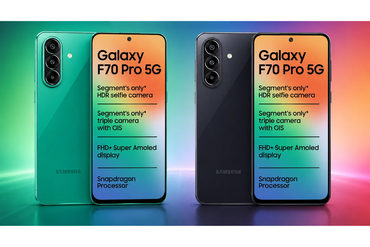 HP Samsung Galaxy F70 Pro Resmi, Baterai 6.000 MAh dan Jaminan Update Android 6 Generasi