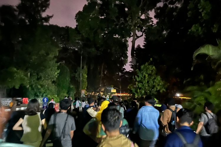 Suasana di Taman Margasatwa Ragunan untuk “Night at The Ragunan Zoo”, Jakarta Selatan, Sabtu (11/10/2025). 