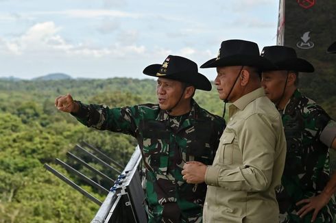 Wakil Ketua DPR Korpolkam Hadiri Latihan Manuver Menembak Senjata Ranpur Terintegrasi