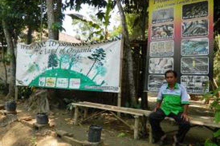 Baidhowi, Ketua Kelompok Desa Wisata Organik, Desa Lombok Kulon, Kecamatan Wonosari, Bondowoso, Jawa Timur.