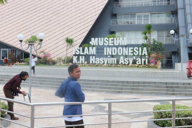 Penampakan dari sisi utara Museum Islam Indonesia KH Hasyim Asy’ari, di kawasan Pondok Pesantren Tebuireng, Jombang, Jawa Timur.
