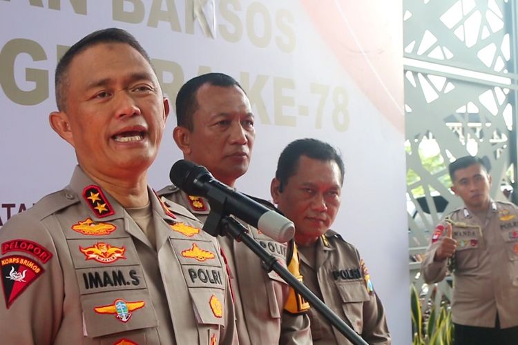 Kapolda Jawa Timur Irjen Imam Sugianto di Lumajang, Rabu (26/6/2024)