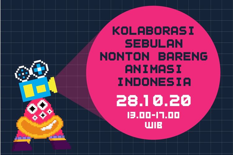 Dalam rangka memperingati Hari Sumpah Pemuda, Animakini 2020 Fakultas Seni Rupa IKJ menggelar Kolaborasi Sebulan Nonton Bareng Animasi Indonesia yang akan digelar Rabu, 28 Oktober 2020.