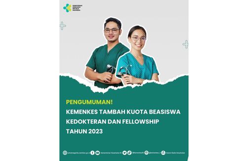 LINK Pendaftaran Tambahan Kuota Beasiswa Kedokteran 2023, Dibuka hingga 23 Desember