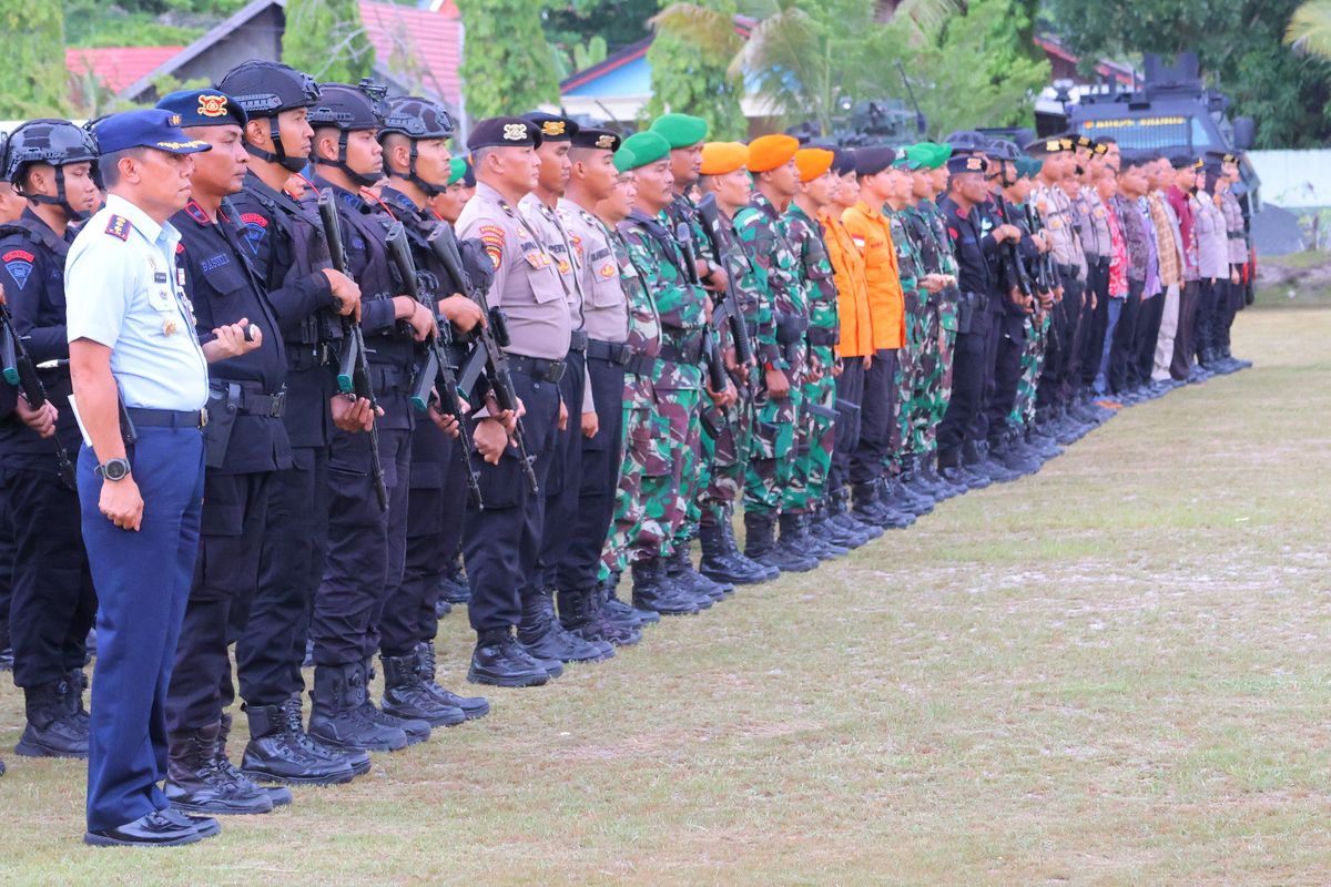 Polda Kalteng Kerahkan 1.174 Personel untuk Kunjungan Wapres Gibran di Palangka Raya