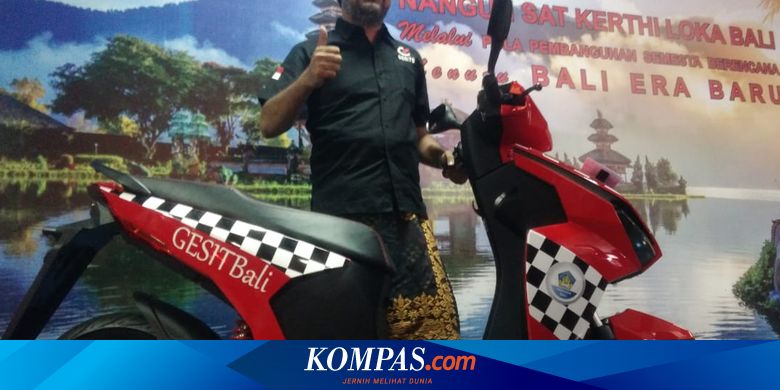  Sepeda  Motor  Listrik  Gesit Akan Segera Dipasarkan di  Bali  