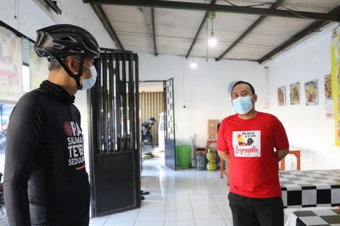 Rajin Sumbang Bubur untuk Pasien Isoman, Warung di Semarang Diborong Ganjar