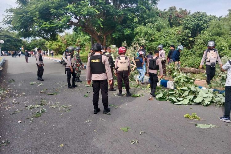 Bentrokan susulan kembali terjadi di kota Tual, Maluku Tenggara, Kamis (2/2/2023)