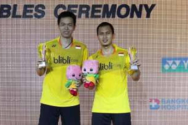 Hendra Setiawan/Muhammad Ahsan juara di Thailand Masters