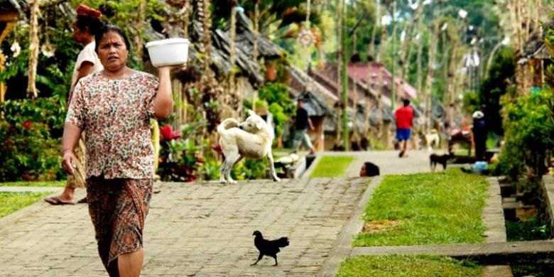Desa Adat Penglipuran di Kabupaten Bangli, Bali.