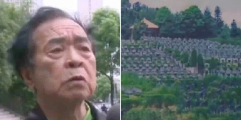 Salah satu lansia peserta paket wisata di Chongqing City, menceritakan pengalamannya dibawa ke pemakaman.