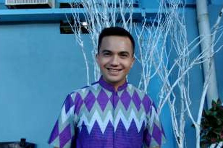 Artis peran dan pembawa acara Sahrul Gunawan saat ditemui di kawasan Mampang, Jakarta Selatan, Kamis (16/6/2016).