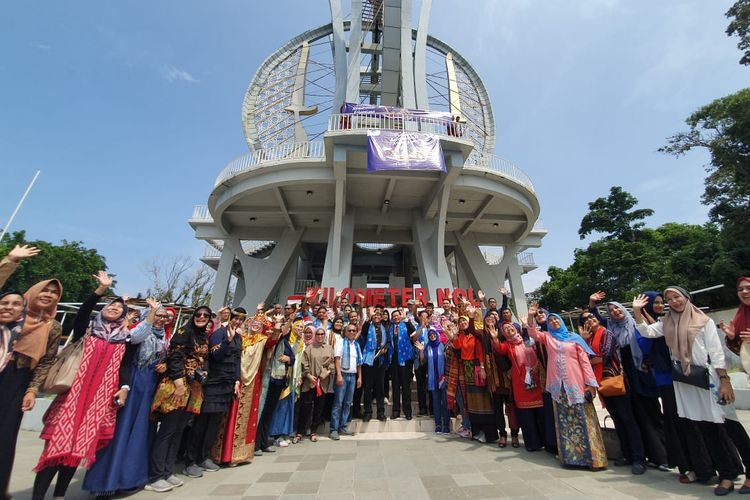 Deklarasi Komunikasi Kebangsaan dari titik 0 kilometer Indonesia di Kota Sabang, Provinsi Aceh pada Kamis (14/11/2019).