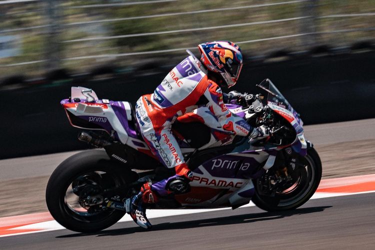 Jorge Martin saat berlaga pada MotoGP Mandalika 2023