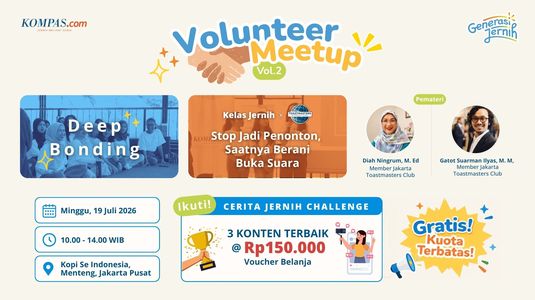 Volunteer Meetup Vol-3 Generasi Jernih