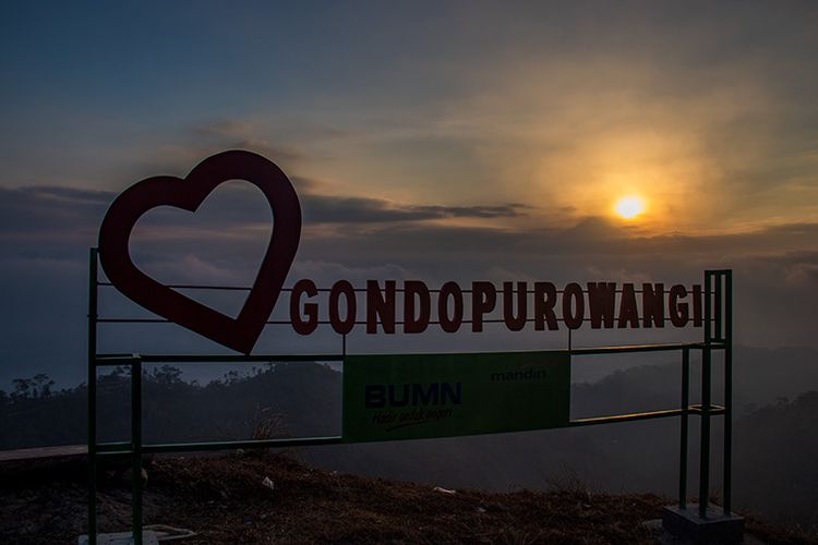 Bukit Gondopurowangi di Kecamatan Borobudur, Magelang.