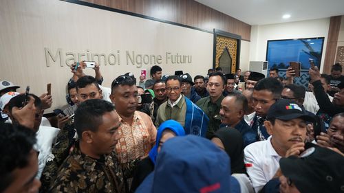 Tiba di Maluku Utara untuk Kampanye Akbar, Anies Merasa Disambut Luar Biasa