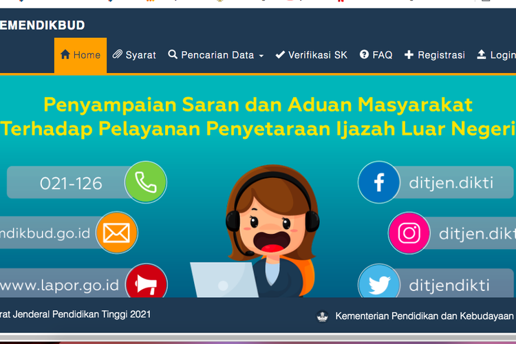 Penyetaraan ijazah luar negeri