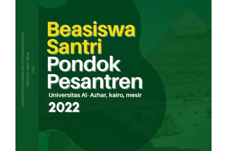 Beasiswa santri pondok pesantren ke Universitas Kairo, Mesir