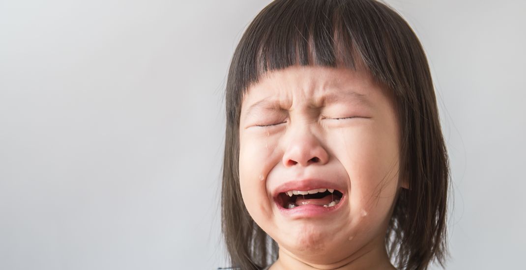 Ilustrasi anak menangis