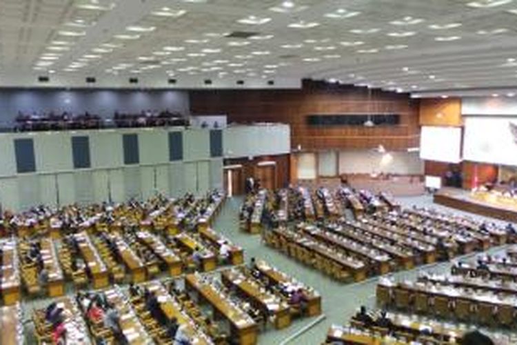 Suasana Rapat Paripurna DPR