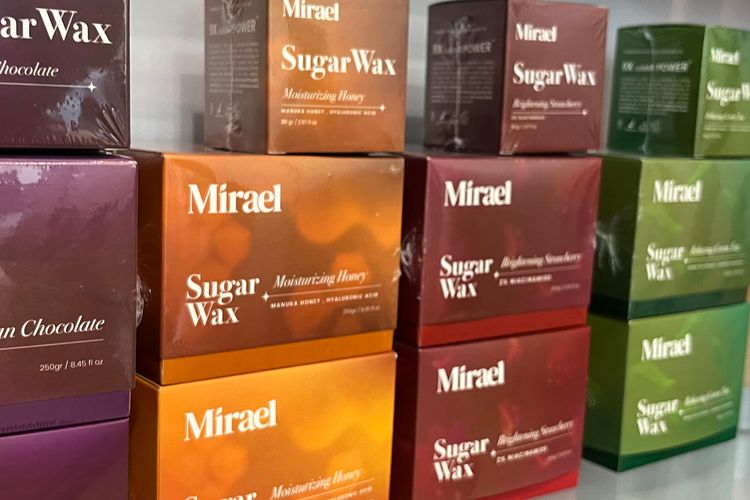 Produk sugar wax yang diproduksi oleh Mirael, UMKM milik Felicia Regina Tjhang. 