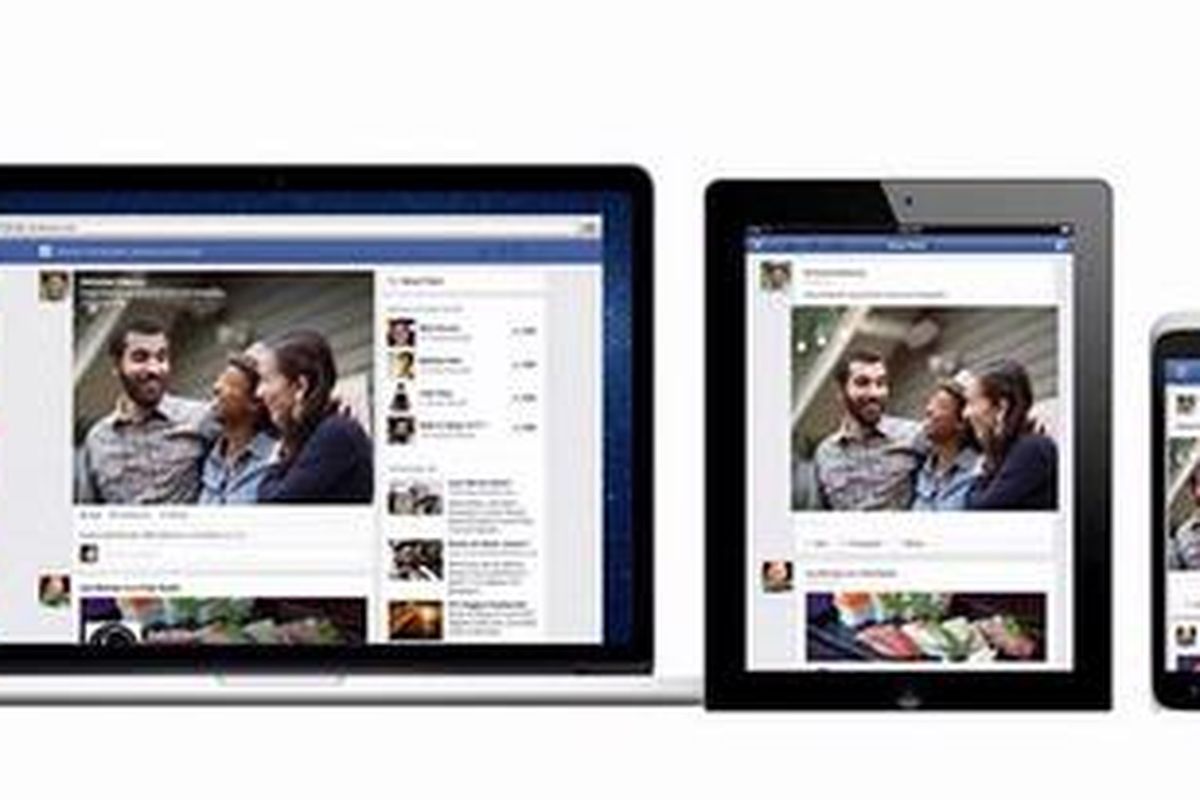 Tampilan baru Facebook