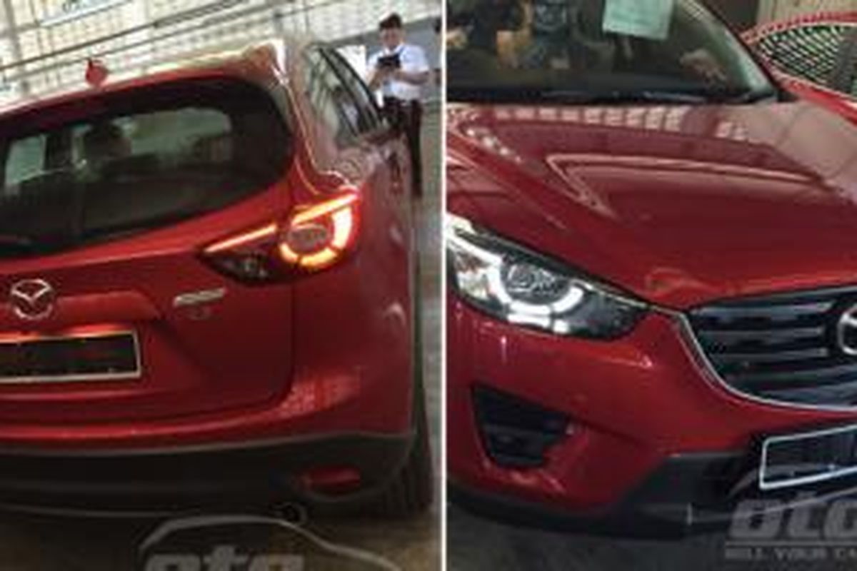 Mazda CX-5 facelift sudah mulai menampakkan diri.