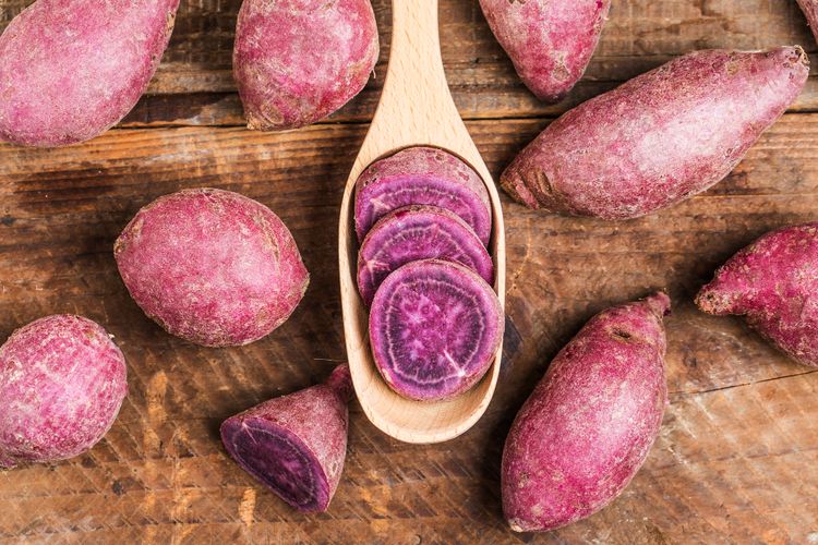Ubi ungu, salah satu makanan untuk penderita prediabetes