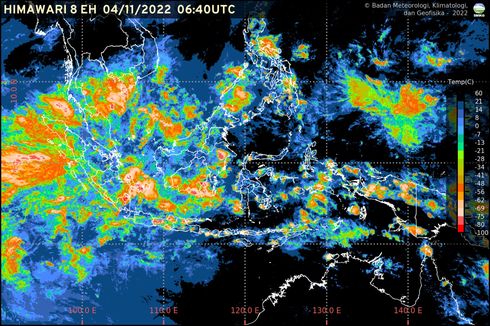 Bibit Siklon Tropis 93S di Barat Daya Bengkulu, Pengaruhi Cuaca di Daerah Ini