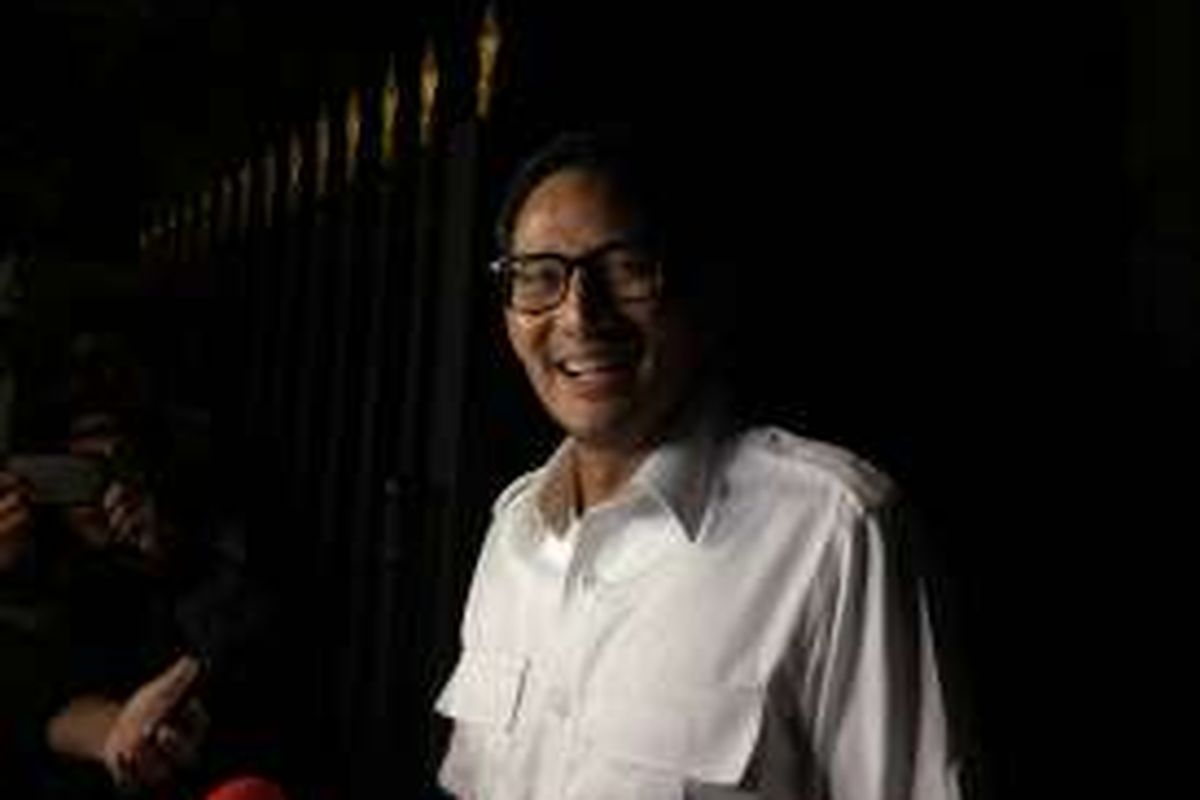 Sandiaga Uno di Jalan Kertanegara, Jakarta Selatan, Jumat (23/9/2016).