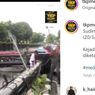 Papan Baliho di Binjai Roboh, Saking Besarnya Tutup 2 Ruas Jalan Utama