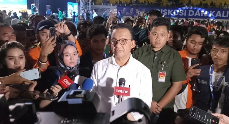 Hari Ke-28 Kampanye: Anies Safari di Rembang, Cak Imin Acara Internal