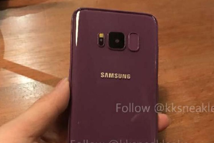 Bocoran foto Samsung Galaxy S8 varian ungu
